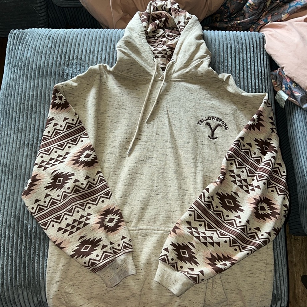 Yellowstone Aztec Hoodie